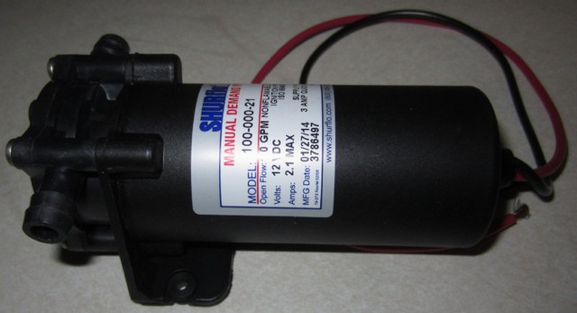 ShurFlo Single-Fixture Manual Demand Delivery Pump 12VDC 1GPM New 100-000-26 