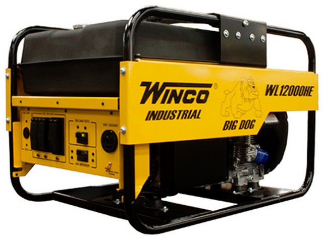 Alarming Refine So-called Winco WL12000HE-04A 120/208V Portable Generator 12kW 3 Ph