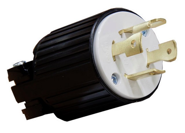 Miady NEMA L14-30P Generator Plug 30 Amp 4-Prong Industrial Grade Locking Male 