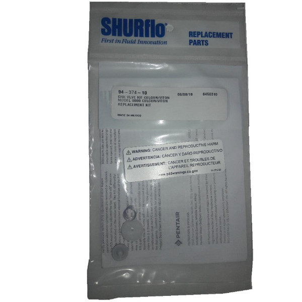 SHURFLO 94-374-10 Check Valve Replacement Kit Model 8000 